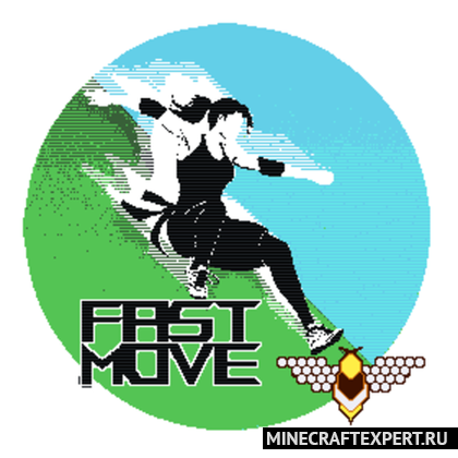 FastMove — Parkour Movement [1.20.1] — бег по стенами и кувырки