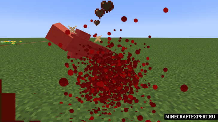 BN Blood Particles [1.20.1] [1.19.4] [1.18.2] [1.16.5] — брызги крови