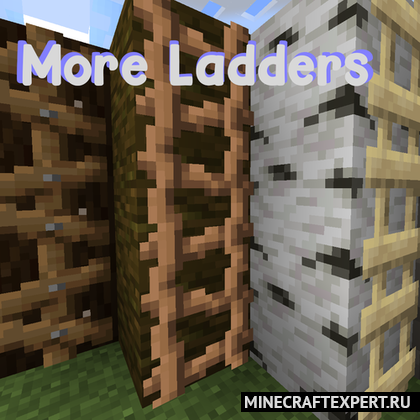 More Ladders [1.20.5] — больше разновидностей лестниц