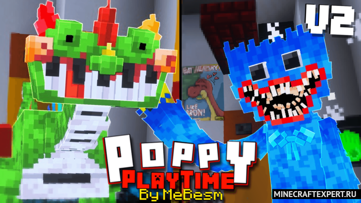 Poppy Playtime [1.21] — Хагги Вагги и Кисси Мисси